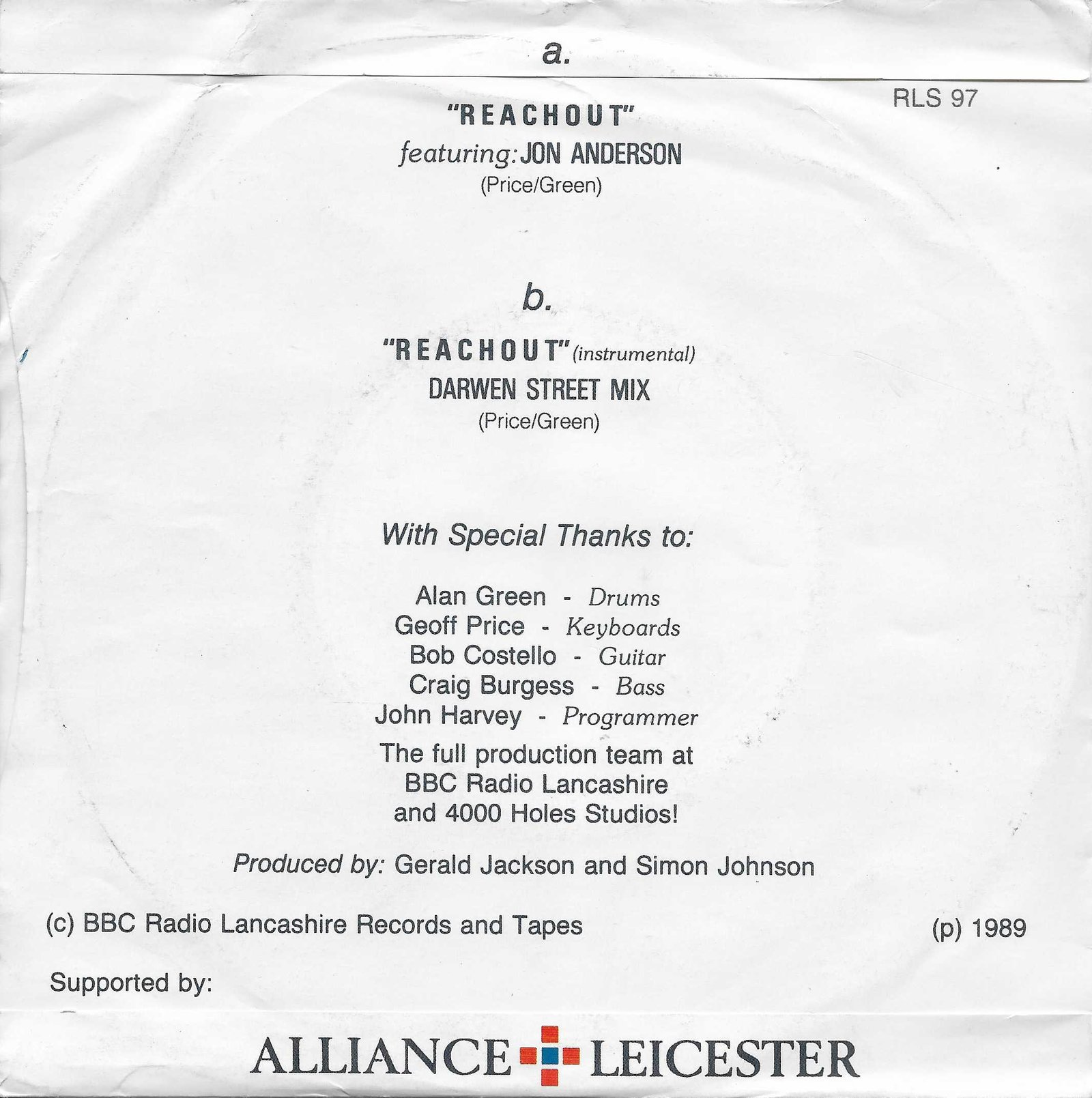 Back cover of RLS 97